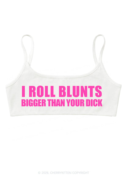 I Roll Blunts Y2K Super Crop Cami Cherrykitten