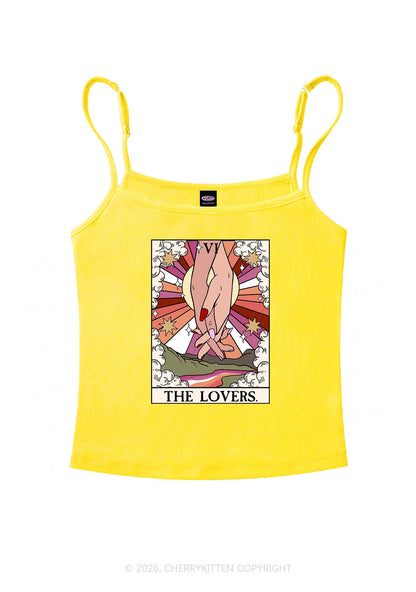 The Lesbian Lovers Pride Y2K Spaghetti Strap Cami Cherrykitten