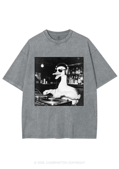DJ Duck Y2K Shirts Washed Tee Cherrykitten