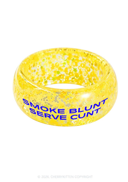 Smoke Blunt Y2K Cuff Bangle Cherrykitten