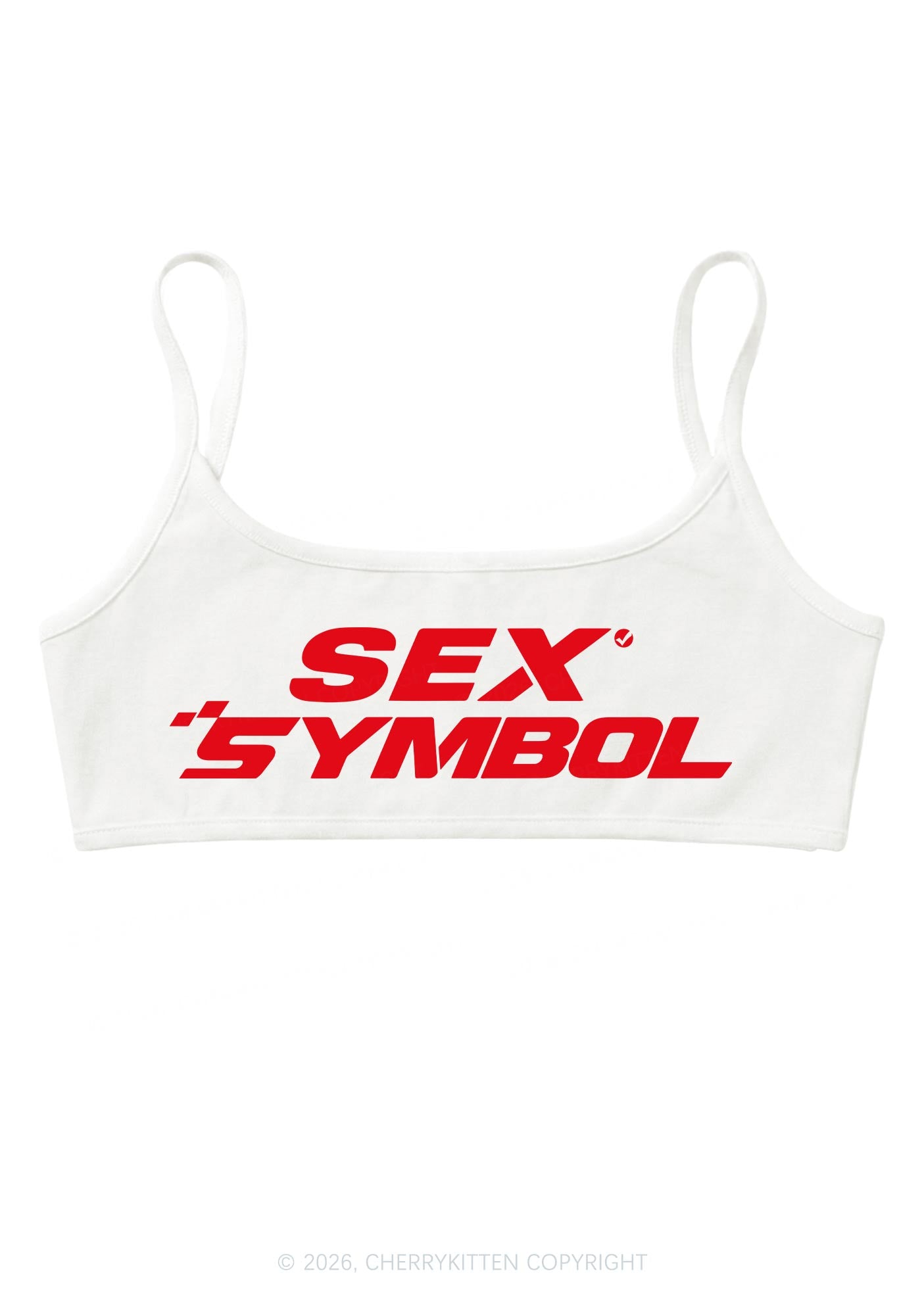 Sx Symbol Y2K Super Crop Cami Cherrykitten