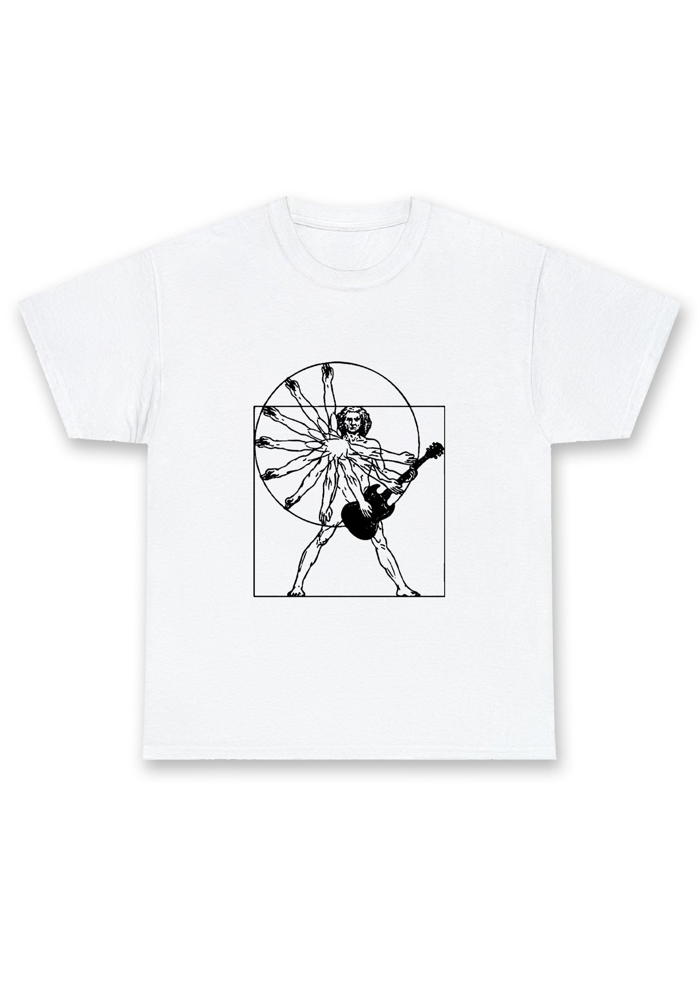 Vitruvian Man Guitar Chunky Shirt