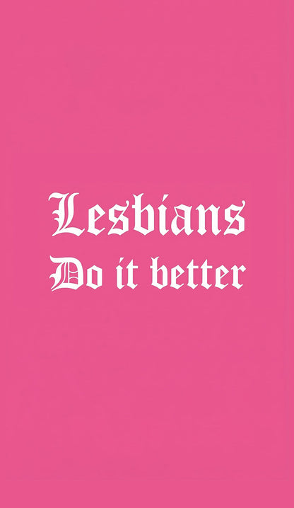 Pink Lesbians Do It Better Pride Y2K Phone Case Cherrykitten