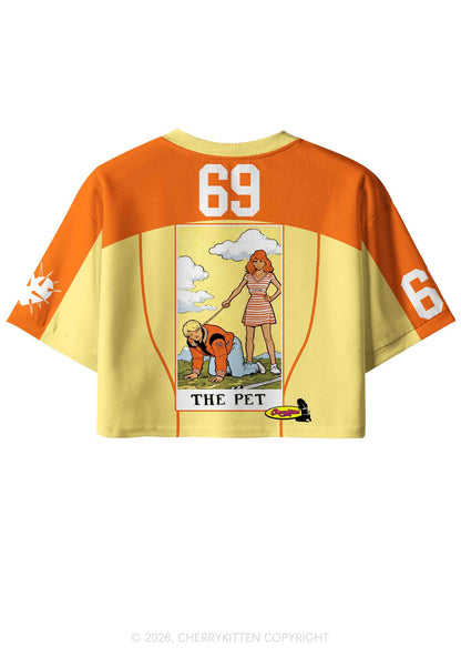 The Pet Y2K Crop Sport Jersey Shirts Cherrykitten