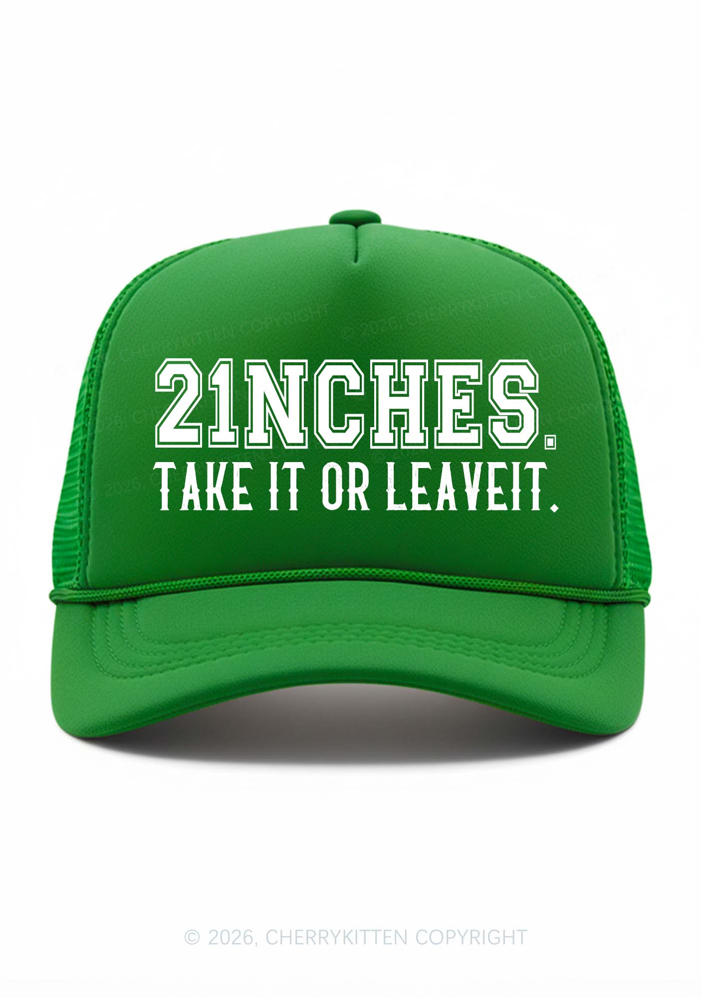 Take It Or Leave It Y2K Trucker Hat Cherrykitten