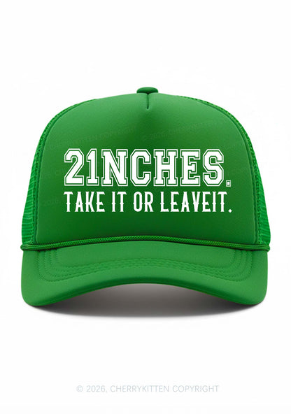 Take It Or Leave It Y2K Trucker Hat Cherrykitten