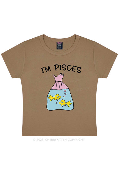 I'm Pisces Y2K Baby Tee Cherrykitten
