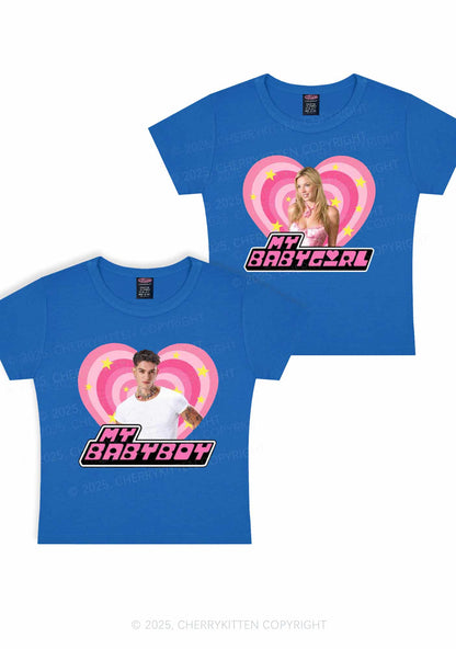 Custom Photo My Baby Y2K Valentine's Day Baby Tee Cherrykitten