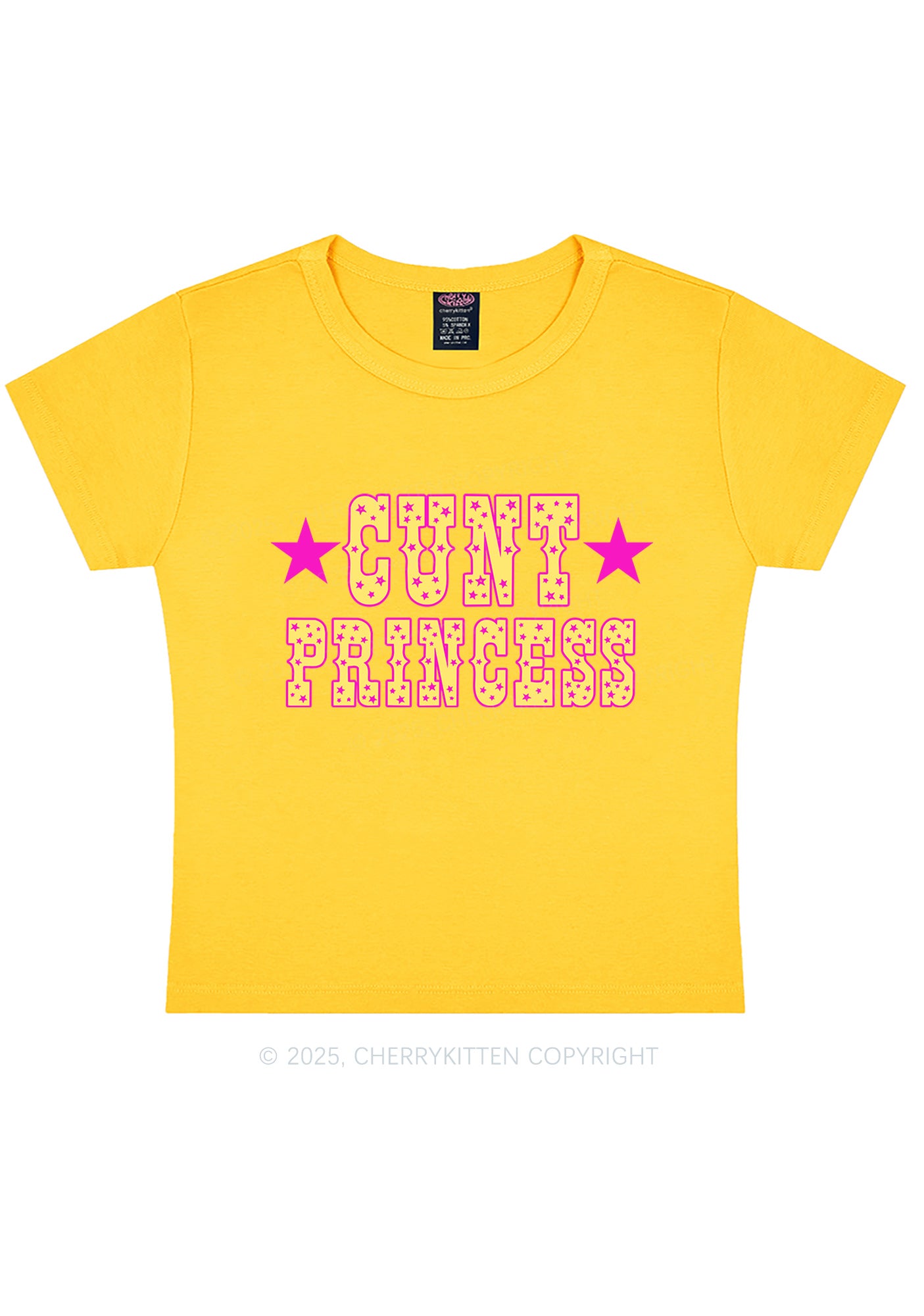 Cxxt Princess Y2K Baby Tee Cherrykitten