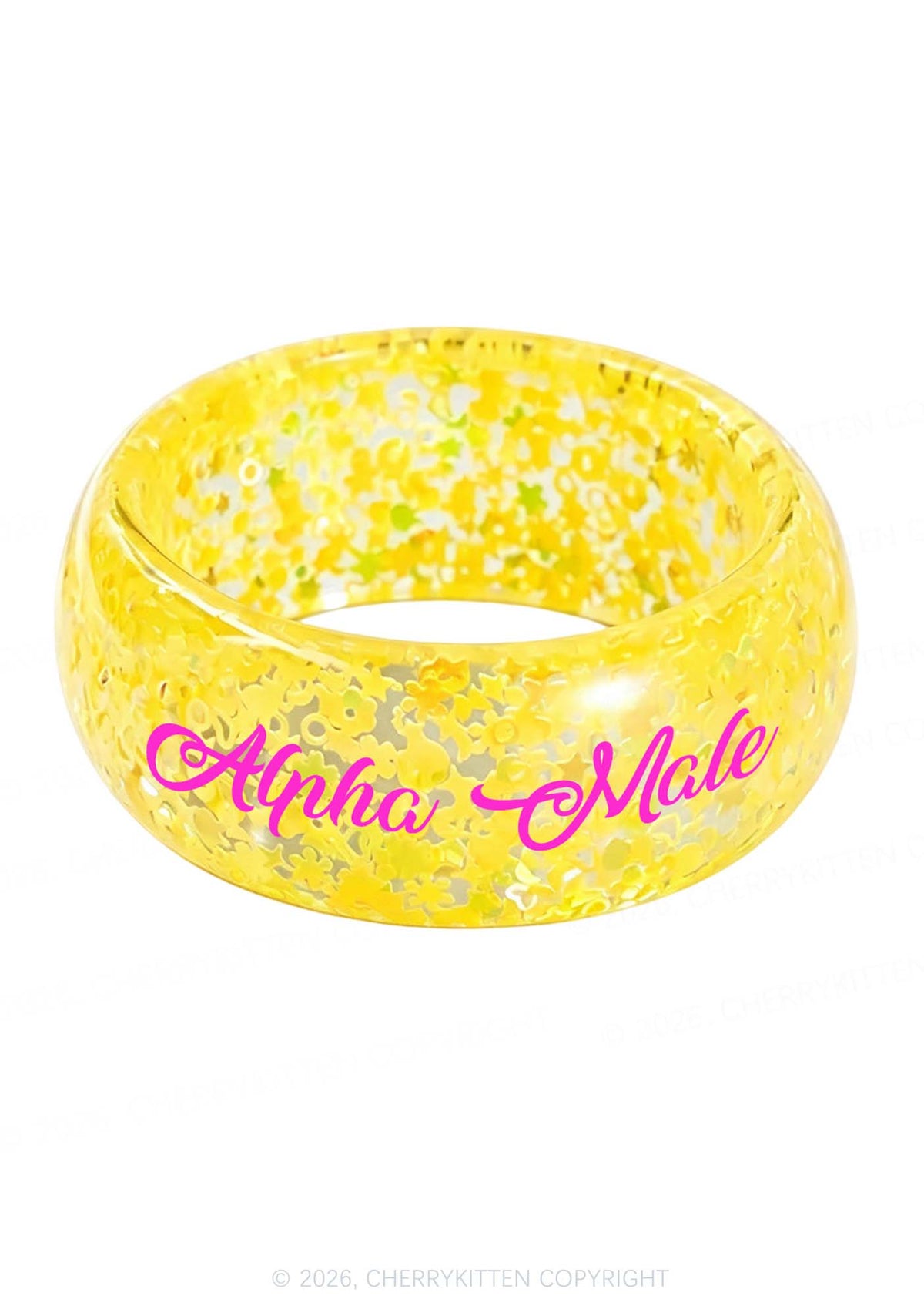 Alpha Male Y2K Cuff Bangle Cherrykitten