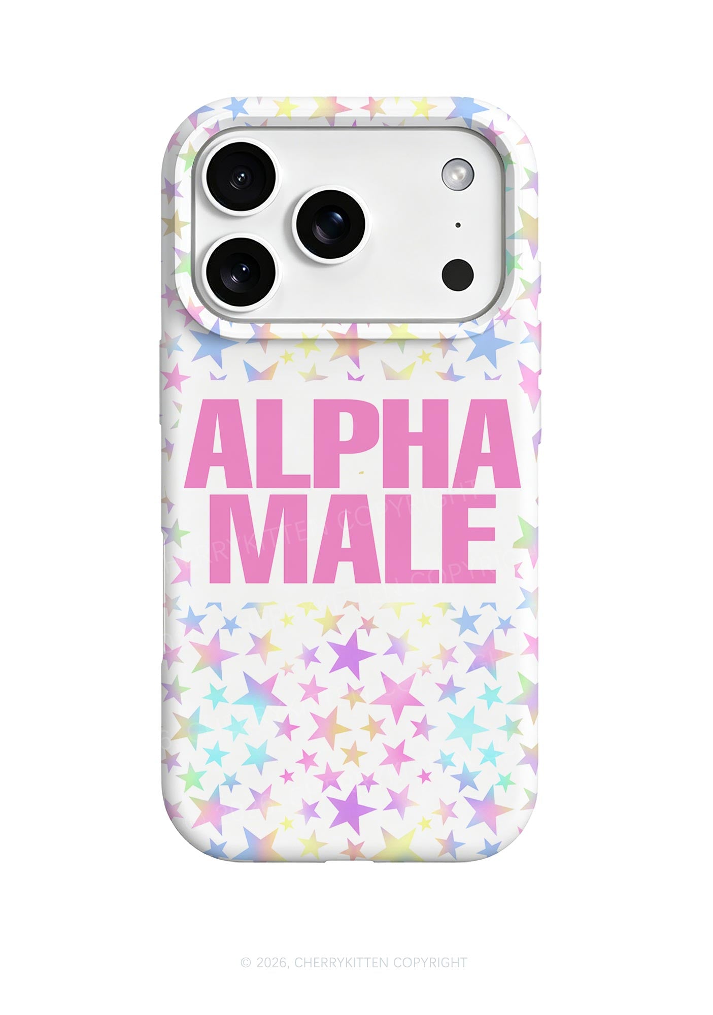 Pastel Star Alpha Male Pride Y2K Phone Case Cherrykitten
