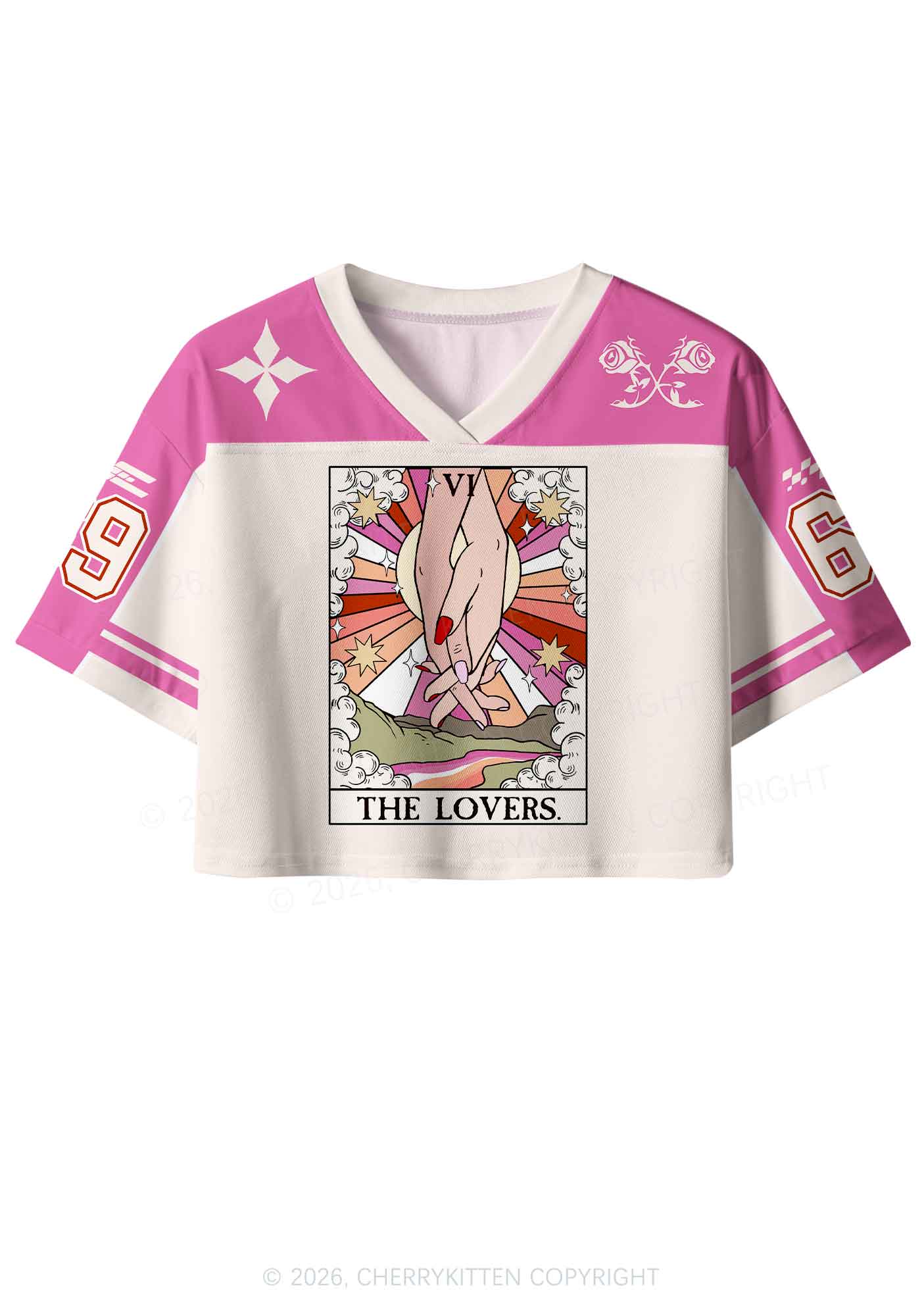 The Lovers Pride Y2K Crop Sport Jersey Shirts Cherrykitten