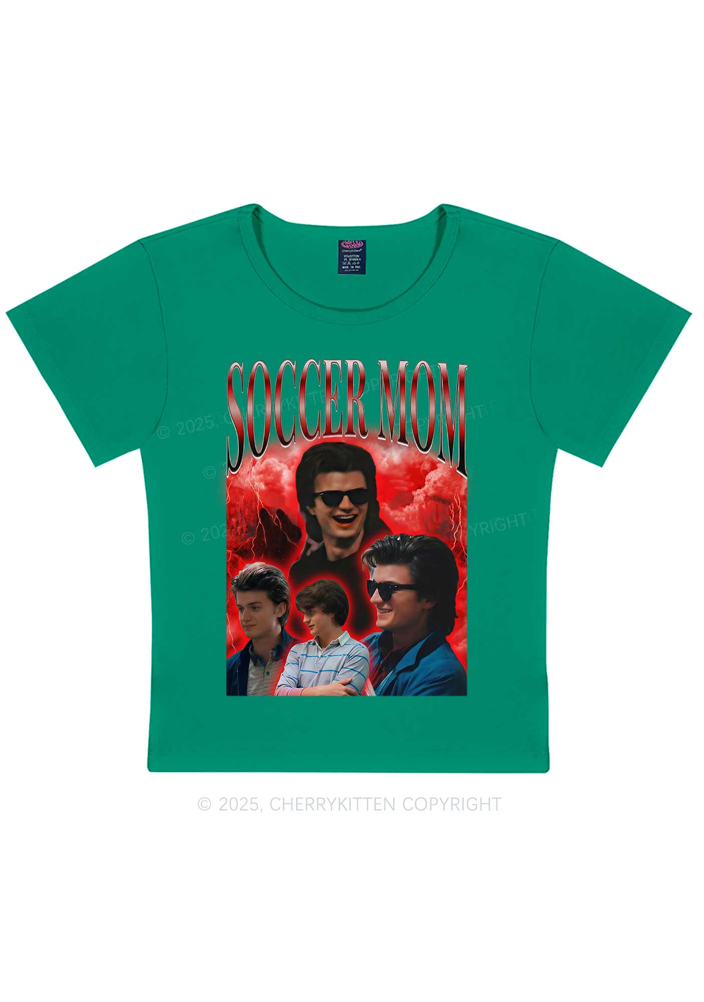 Soccer Mom Y2K Baby Tee Cherrykitten