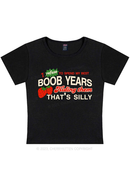 My Best Bxxb Years Y2K Baby Tee Cherrykitten