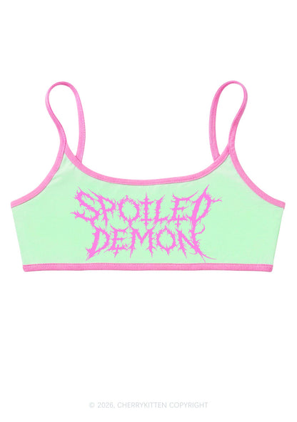 Halloween Spoiled Demon Y2K Super Crop Cami Cherrykitten