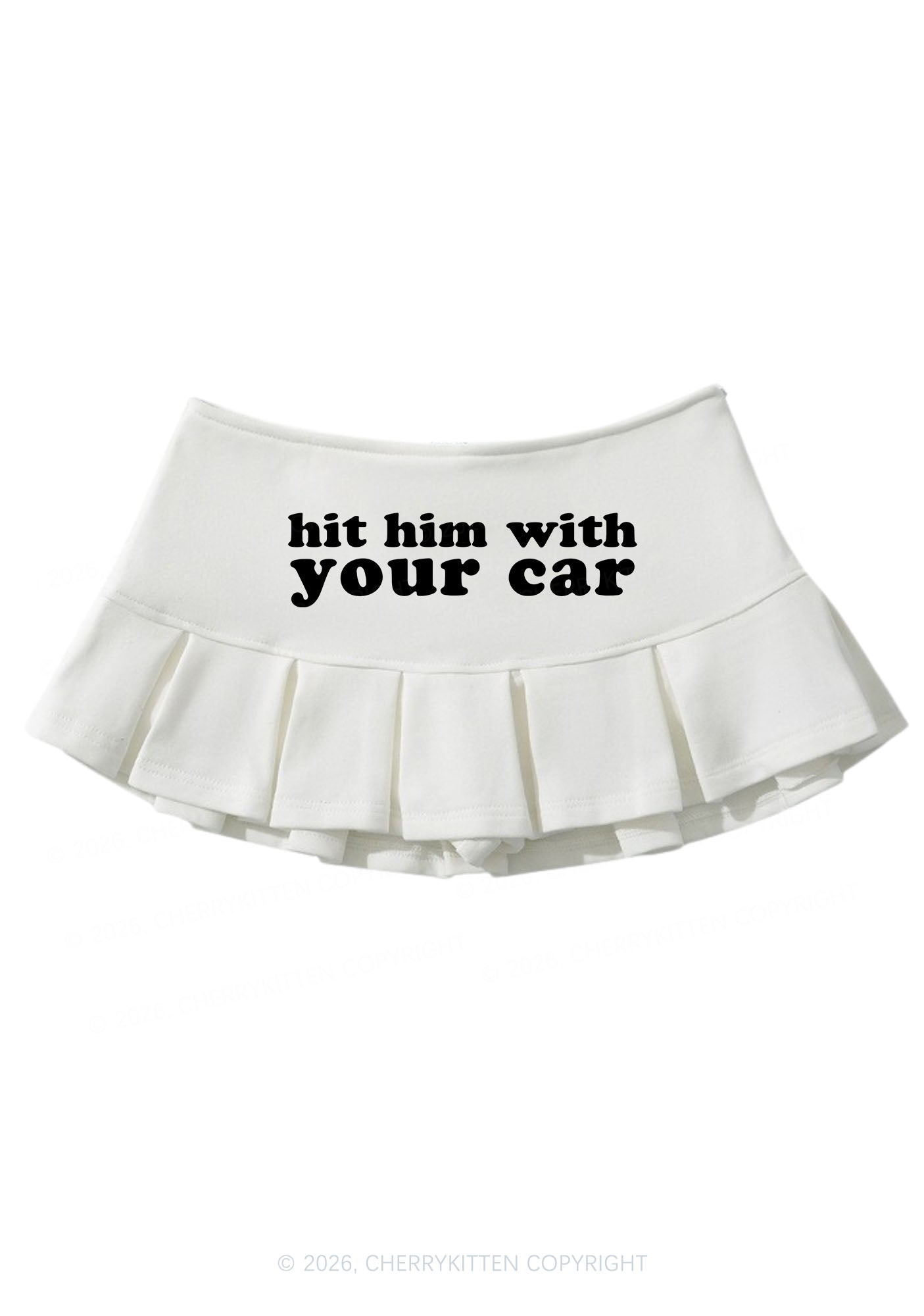 Hit Him Y2K Mini Pleated Skirts Cherrykitten
