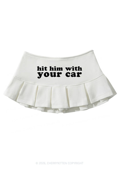 Hit Him Y2K Mini Pleated Skirts Cherrykitten