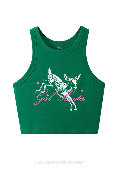 Girl Hunter Deer Pride Y2K Crop Tank Top Cherrykitten