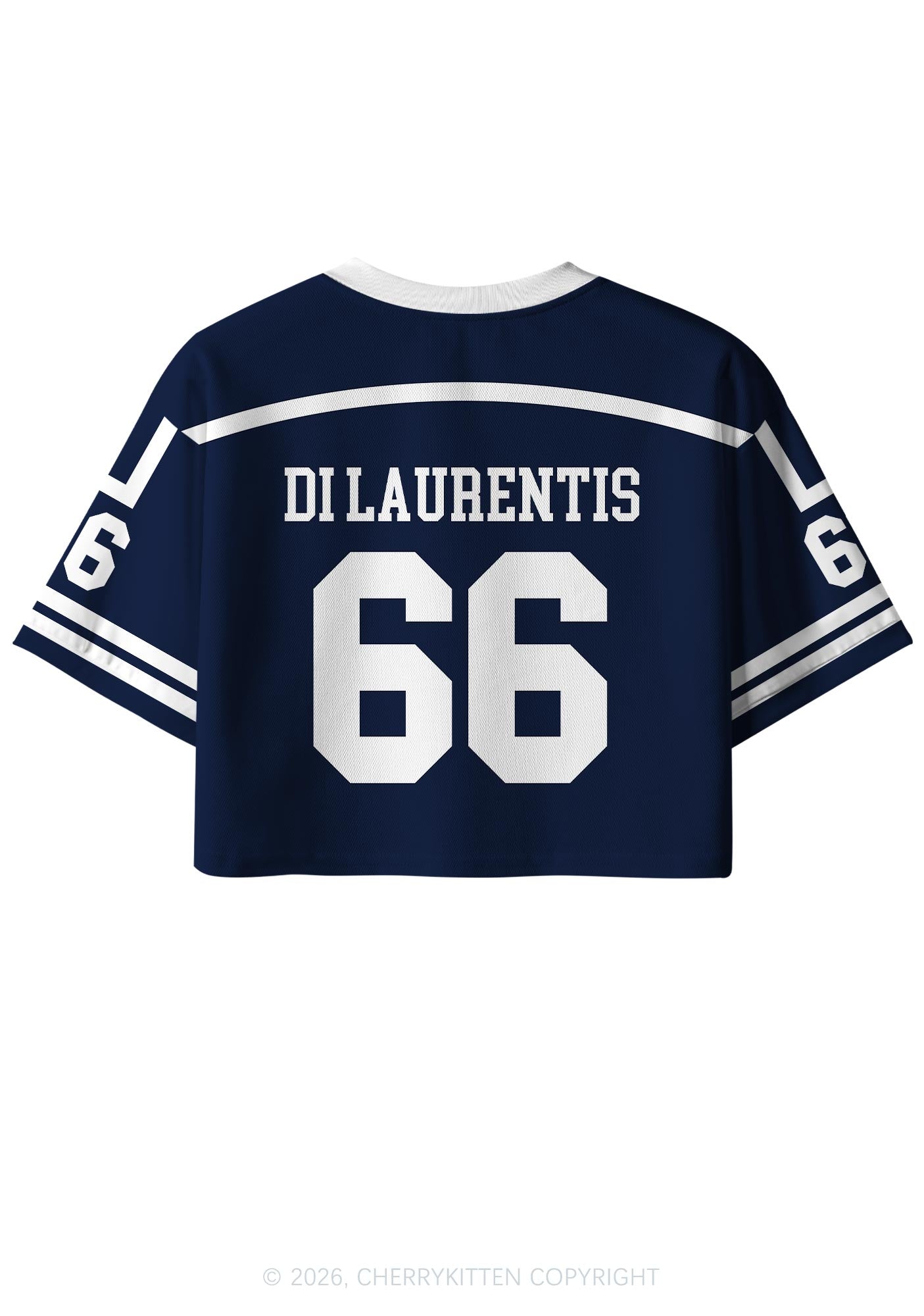 College Hockey Team DL Y2K Crop Sport Jersey Shirts Cherrykitten
