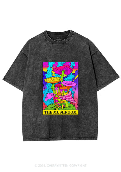 The Mushroom Y2K Washed Tee Cherrykitten