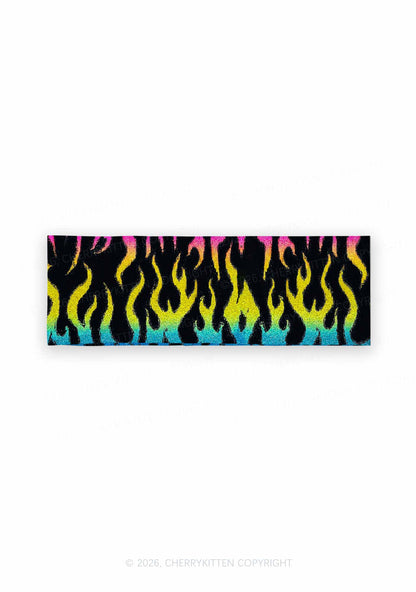 Pansexuality Flame Pride Y2K Print Headband Cherrykitten