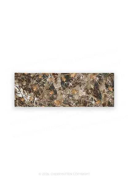 Maple Leaf Camouflage Y2K Print Headband Cherrykitten