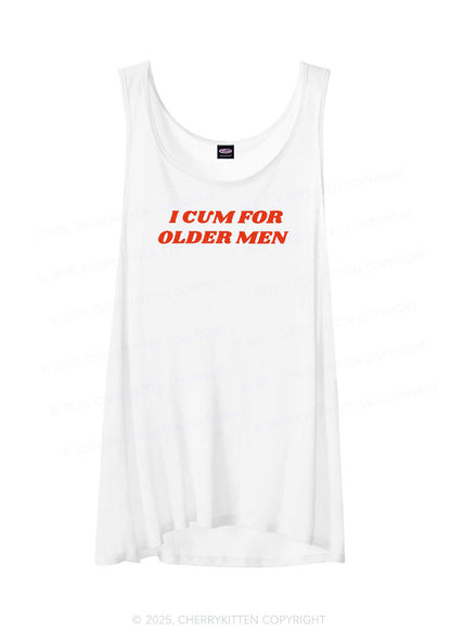 Come For Older Men Y2K Sheer Boyfriend Tank Cherrykitten