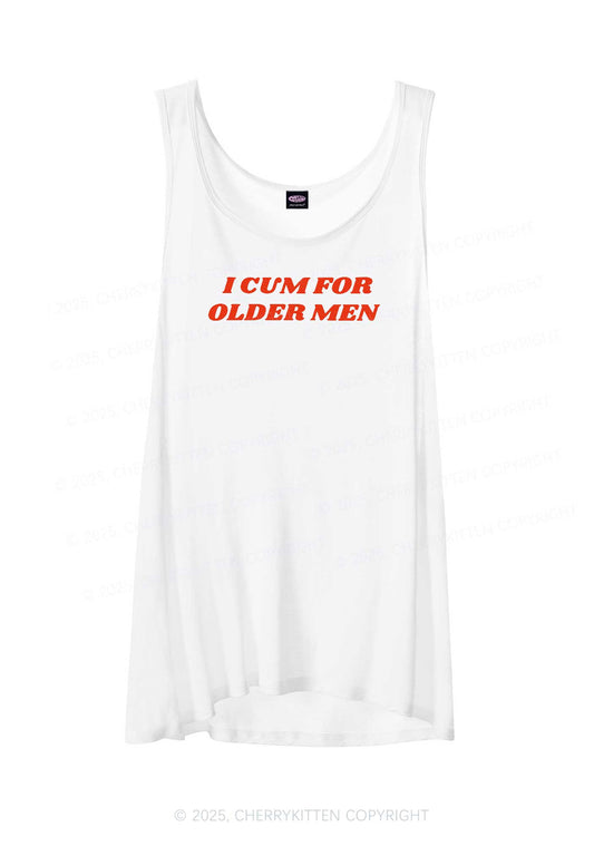 Come For Older Men Y2K Sheer Boyfriend Tank Cherrykitten