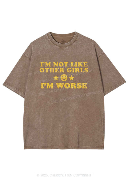 Glitter Im Worse Y2K Shirts Washed Tee Cherrykitten