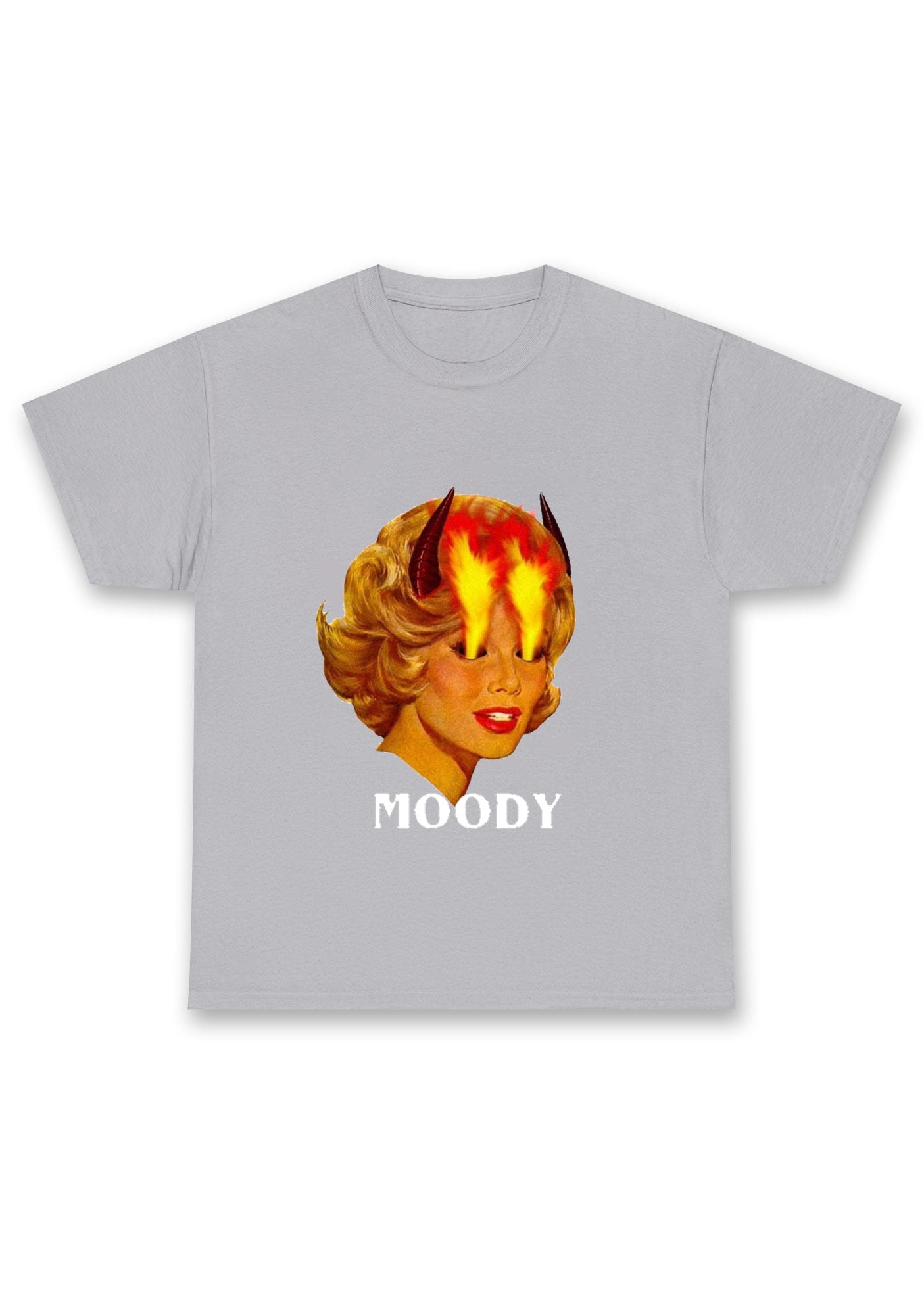 Moody Angry Woman Chunky Shirt