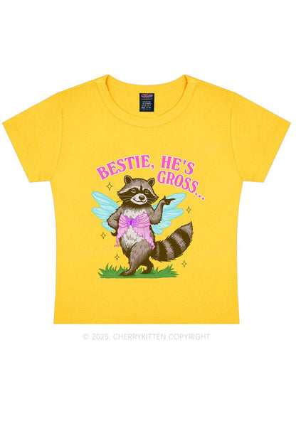 Bestie He Is Gross Y2K Baby Tee Cherrykitten