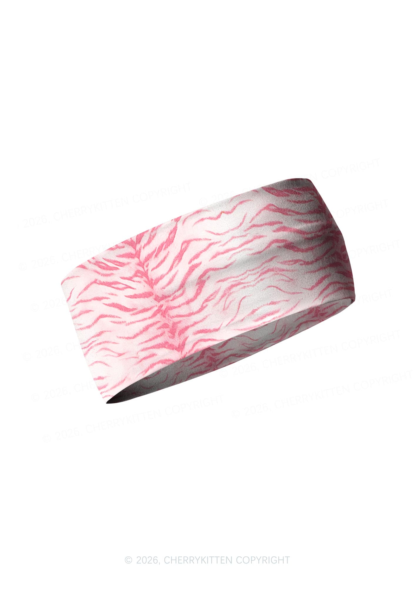 Pink Tiger Stripe Y2K Print Headband Cherrykitten