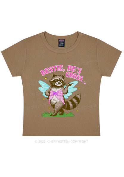 Bestie He Is Gross Y2K Baby Tee Cherrykitten