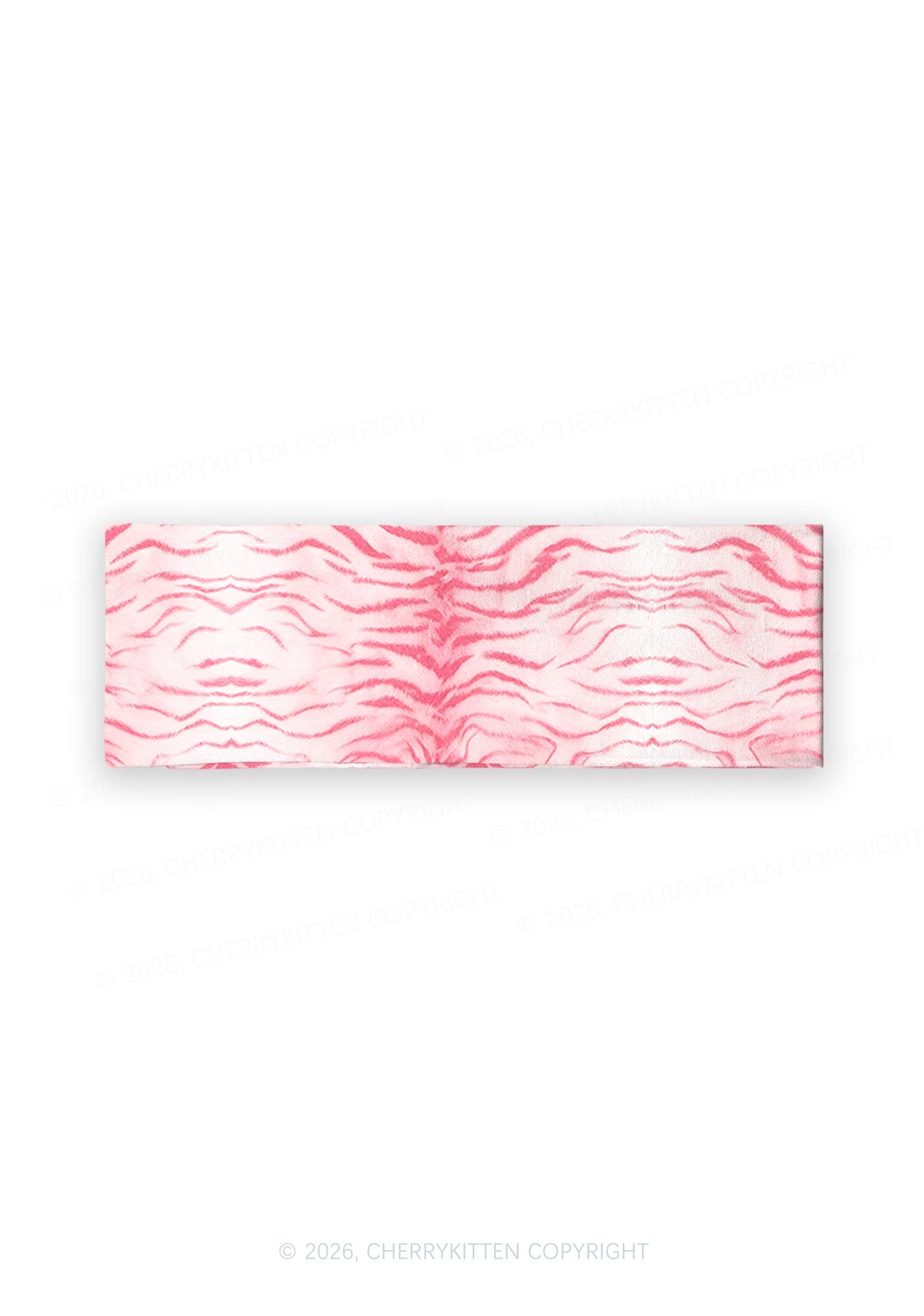 Pink Tiger Stripe Y2K Print Headband Cherrykitten