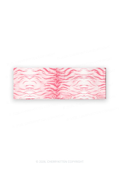 Pink Tiger Stripe Y2K Print Headband Cherrykitten
