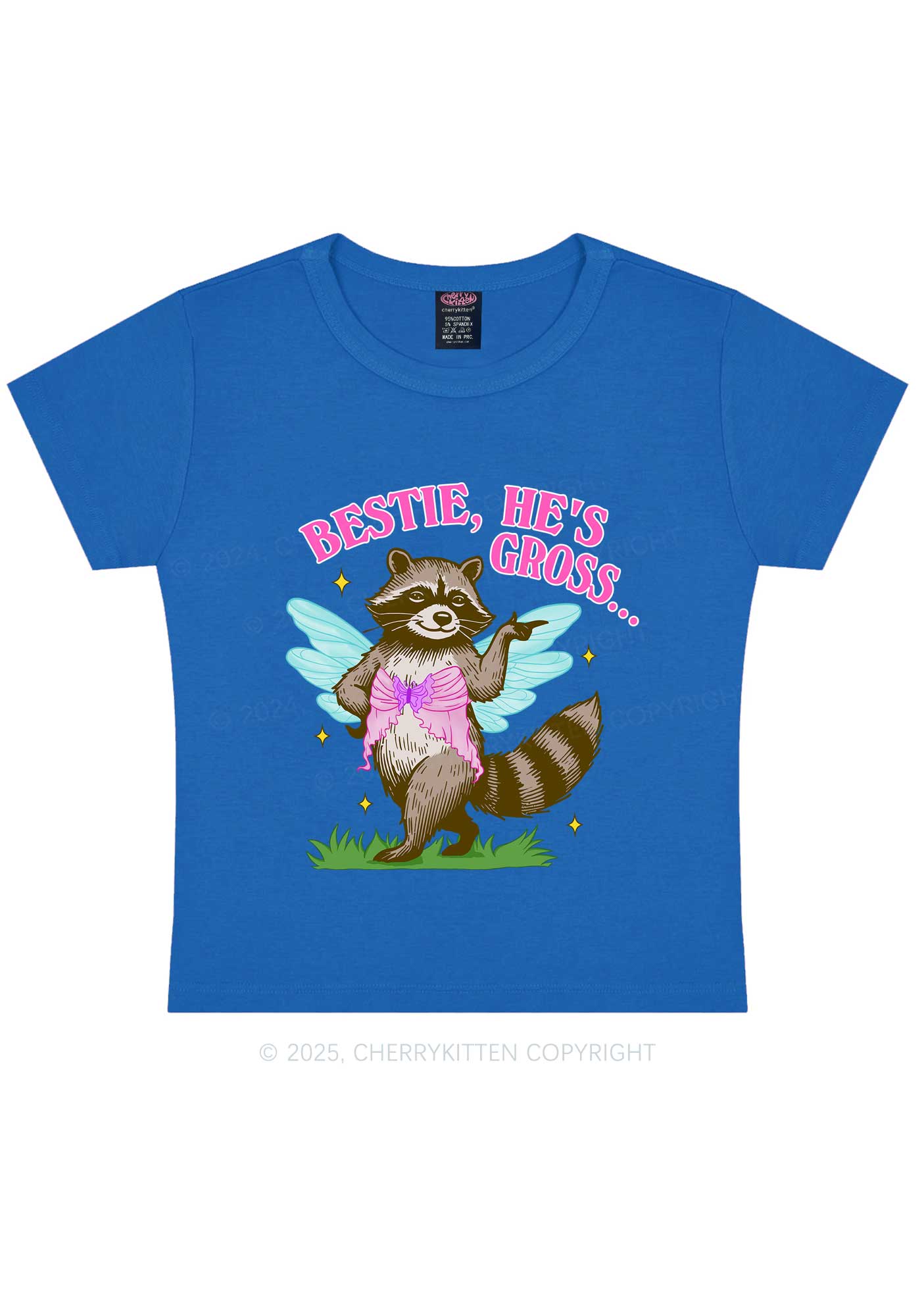 Bestie He Is Gross Y2K Baby Tee Cherrykitten
