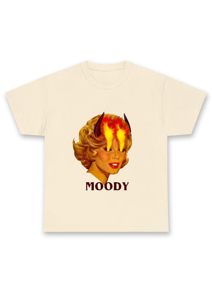 Moody Angry Woman Chunky Shirt