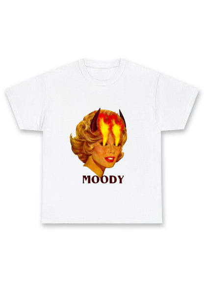 Moody Angry Woman Chunky Shirt
