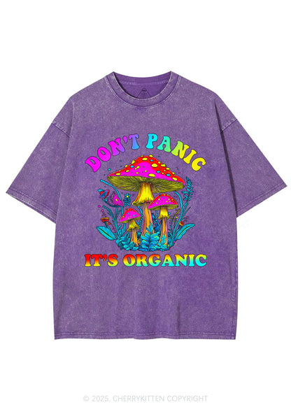 Dont Panic Its Organic Y2K Shirts Washed Tee Cherrykitten