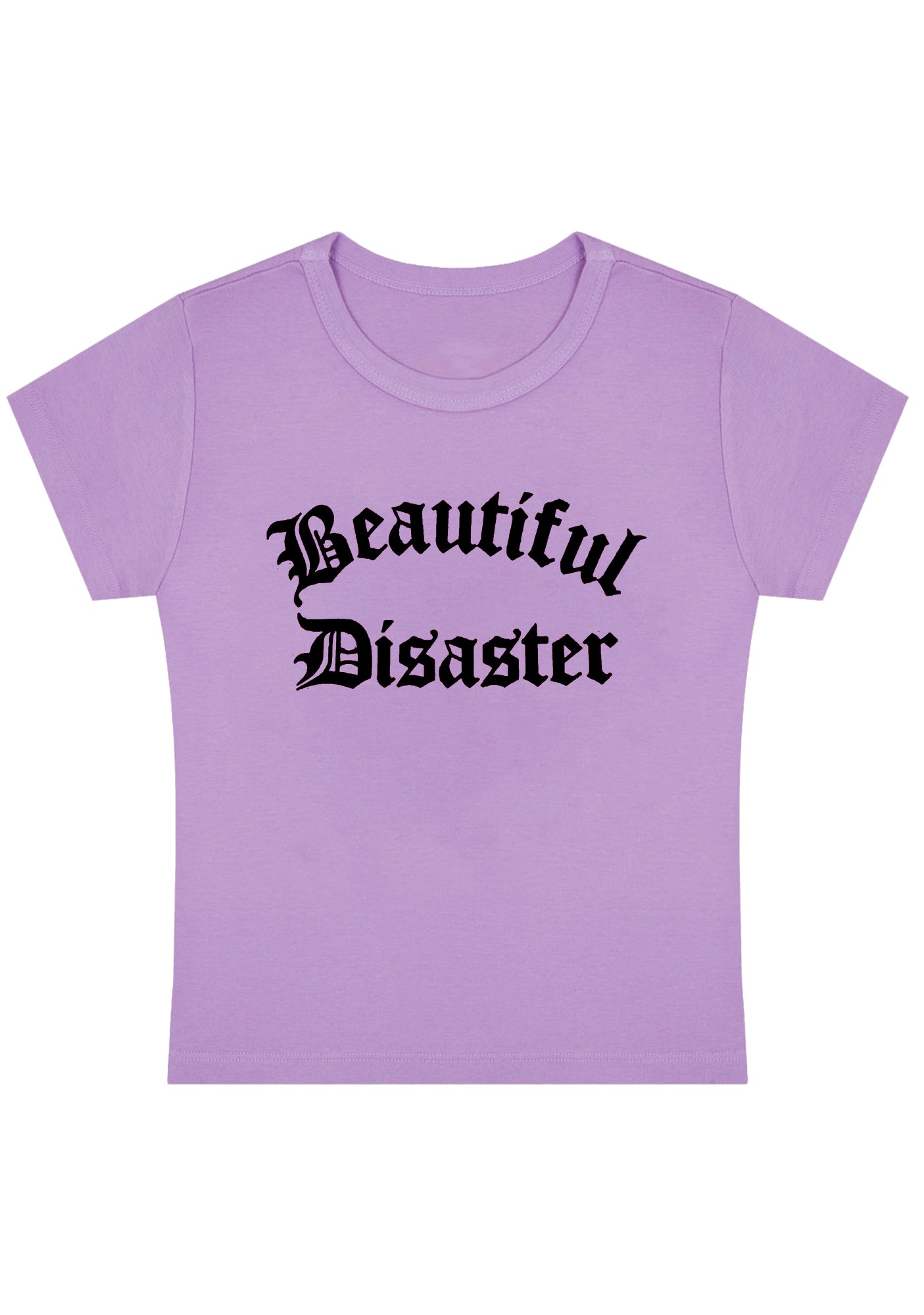 Beautiful Disaster Y2K Baby Tee