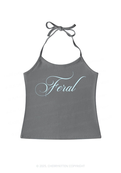 Feral Y2K Halter Neck Cami Cherrykitten