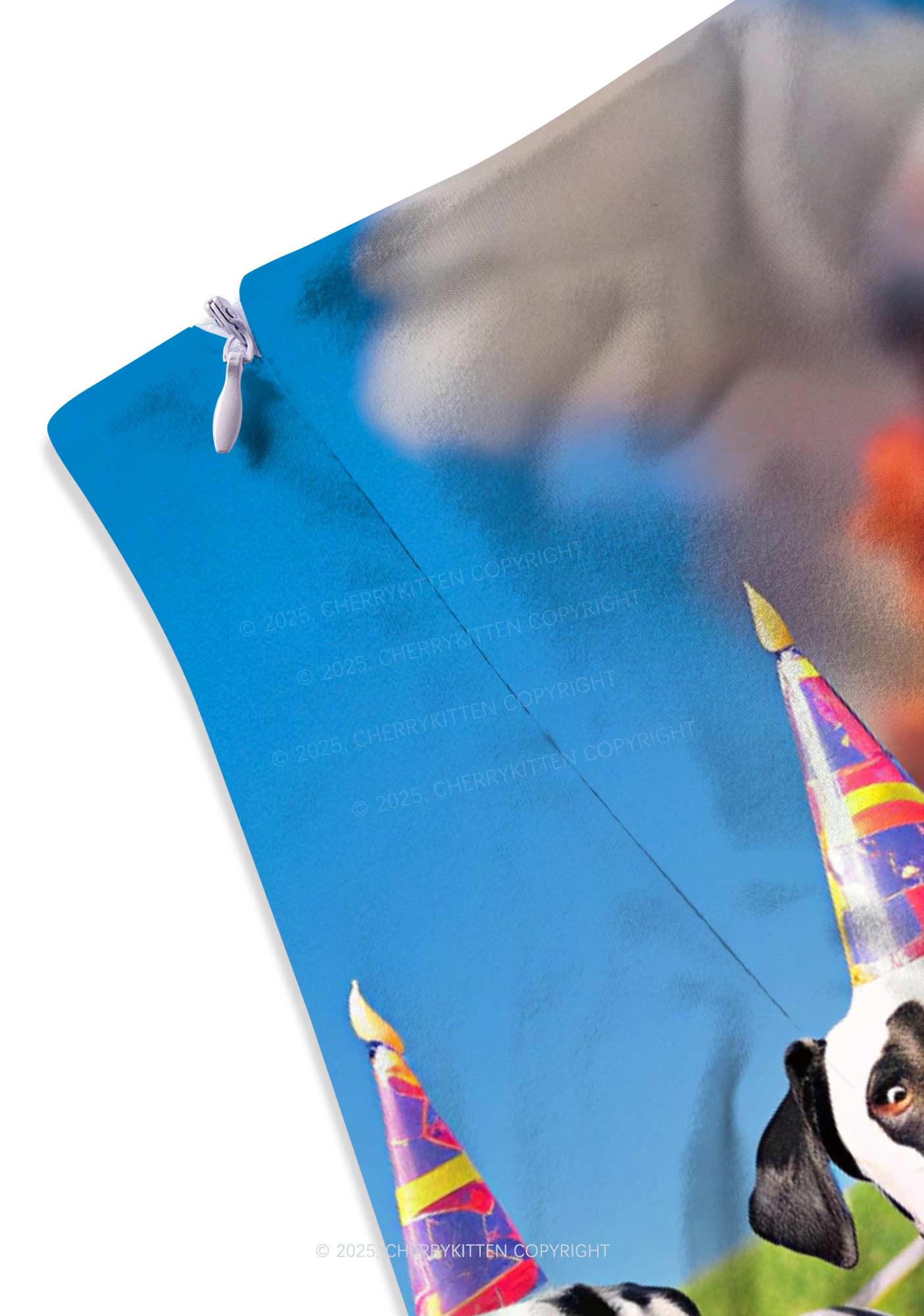 Dogs Birthday Party Y2K Print Mini Skirt Cherrykitten