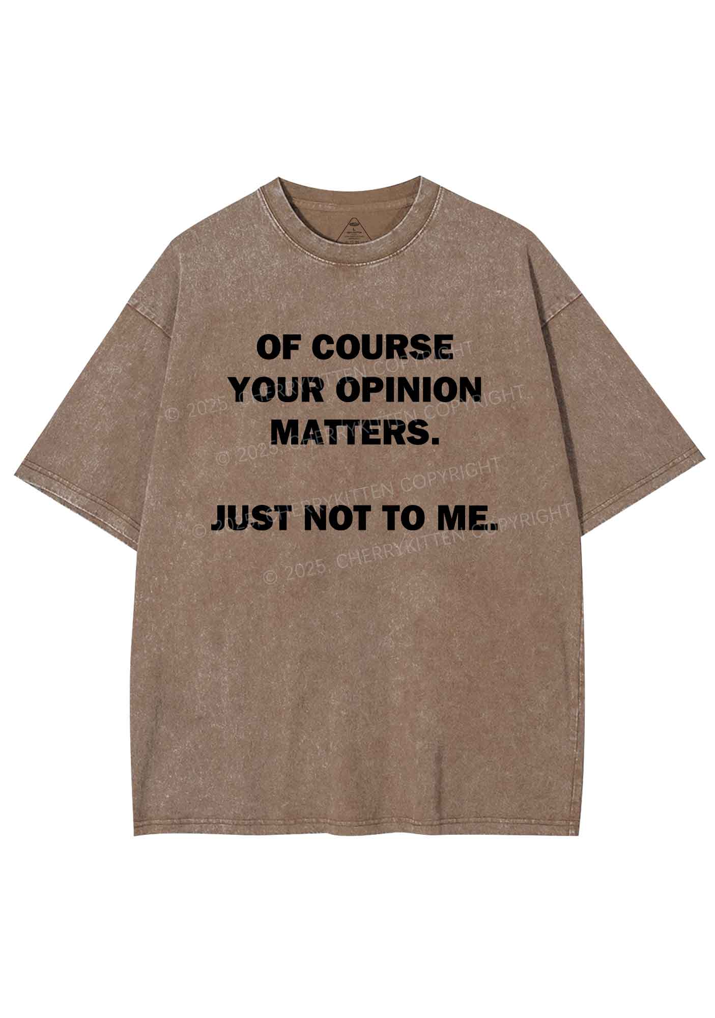 Just Not To Me Y2K Shirts Washed Tee Cherrykitten
