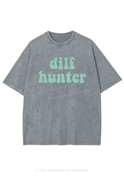 Green Hunter Y2K Washed Tee Cherrykitten