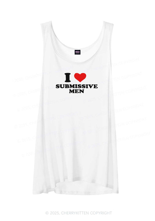 I Love S Men Y2K Sheer Boyfriend Tank Cherrykitten