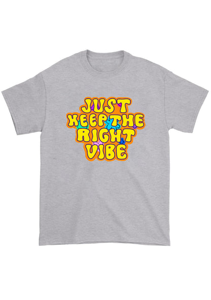 Just Heep The Right Vibe Bangtan Kpop Chunky Shirt
