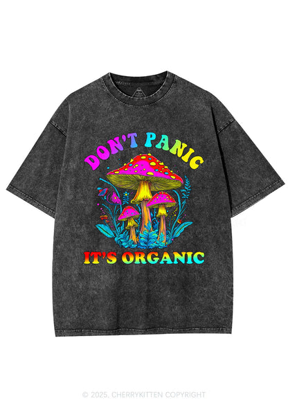 Dont Panic Its Organic Y2K Shirts Washed Tee Cherrykitten