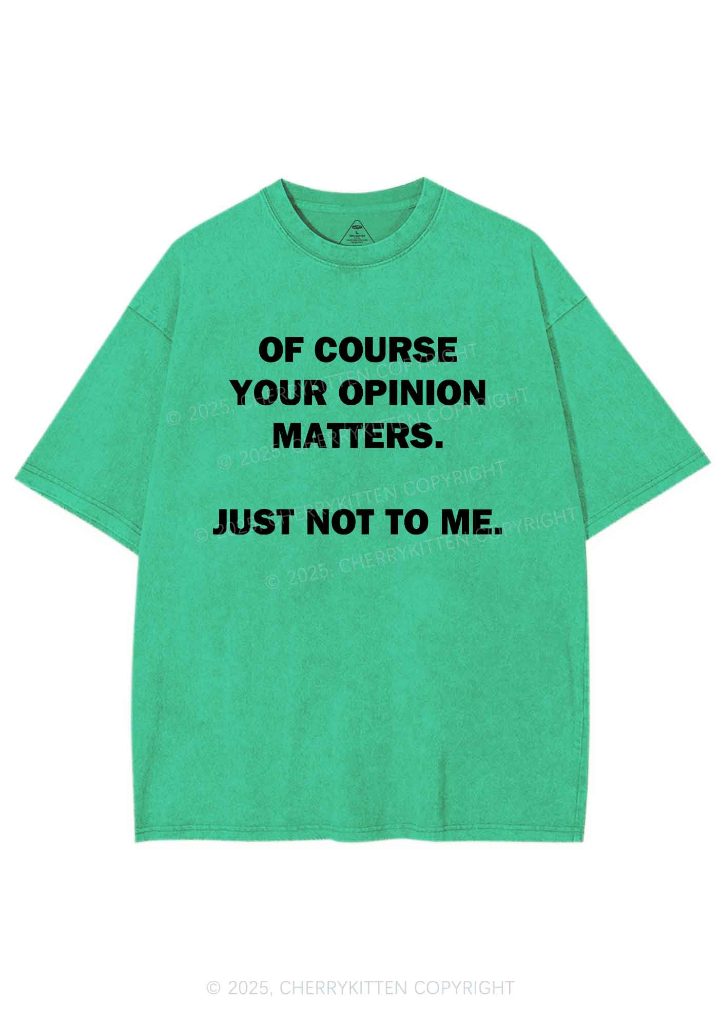 Just Not To Me Y2K Shirts Washed Tee Cherrykitten