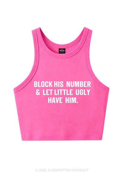 Let Little Ugly Have Him Y2K Crop Tank Top Cherrykitten