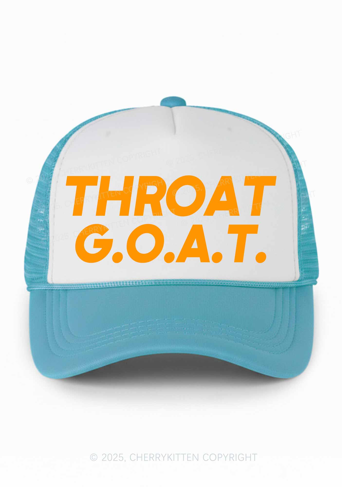 Throat Goat Y2K Colorblock Trucker Hat Cherrykitten